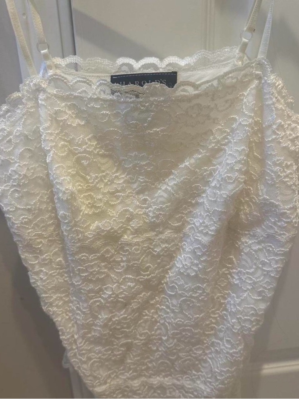 harold’s lace cami top